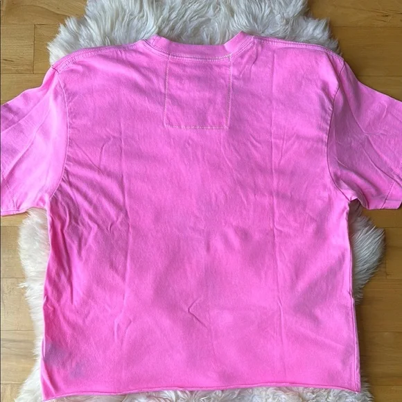 Aviator Nation Pink Lightning Bolt T-Shirt, size Medium - Picture 6 of 6